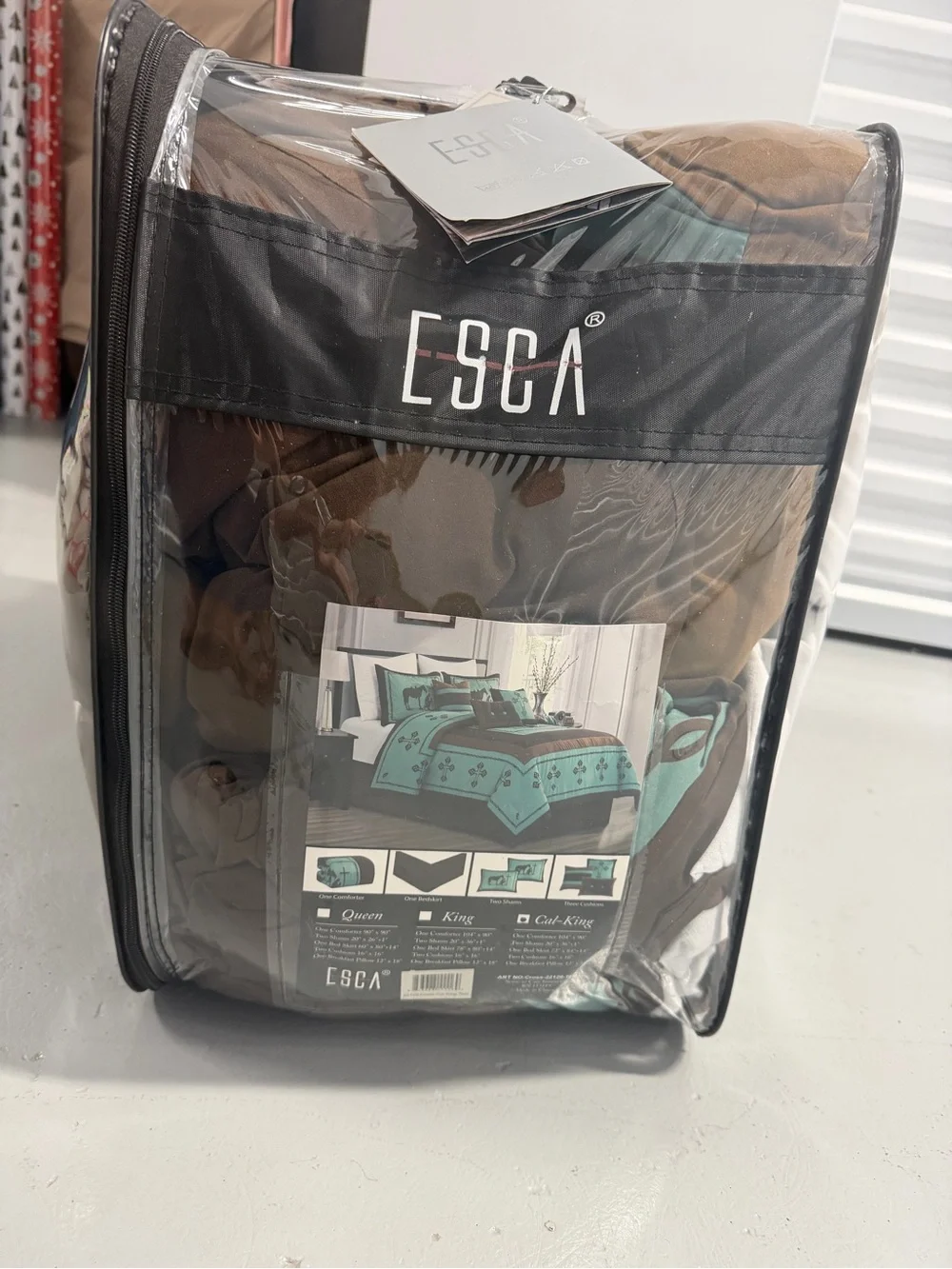 Horse and Cross comforter California king